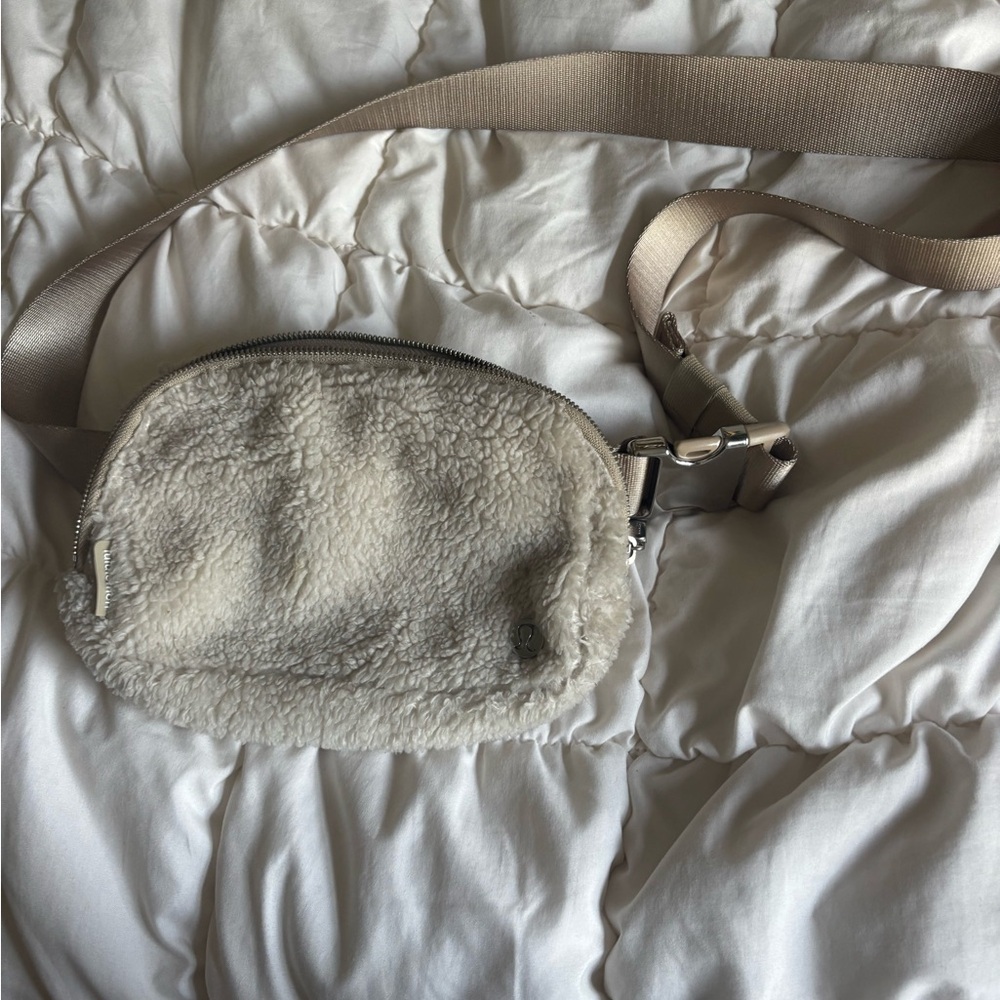 Cozy Beige Crossbody Bag